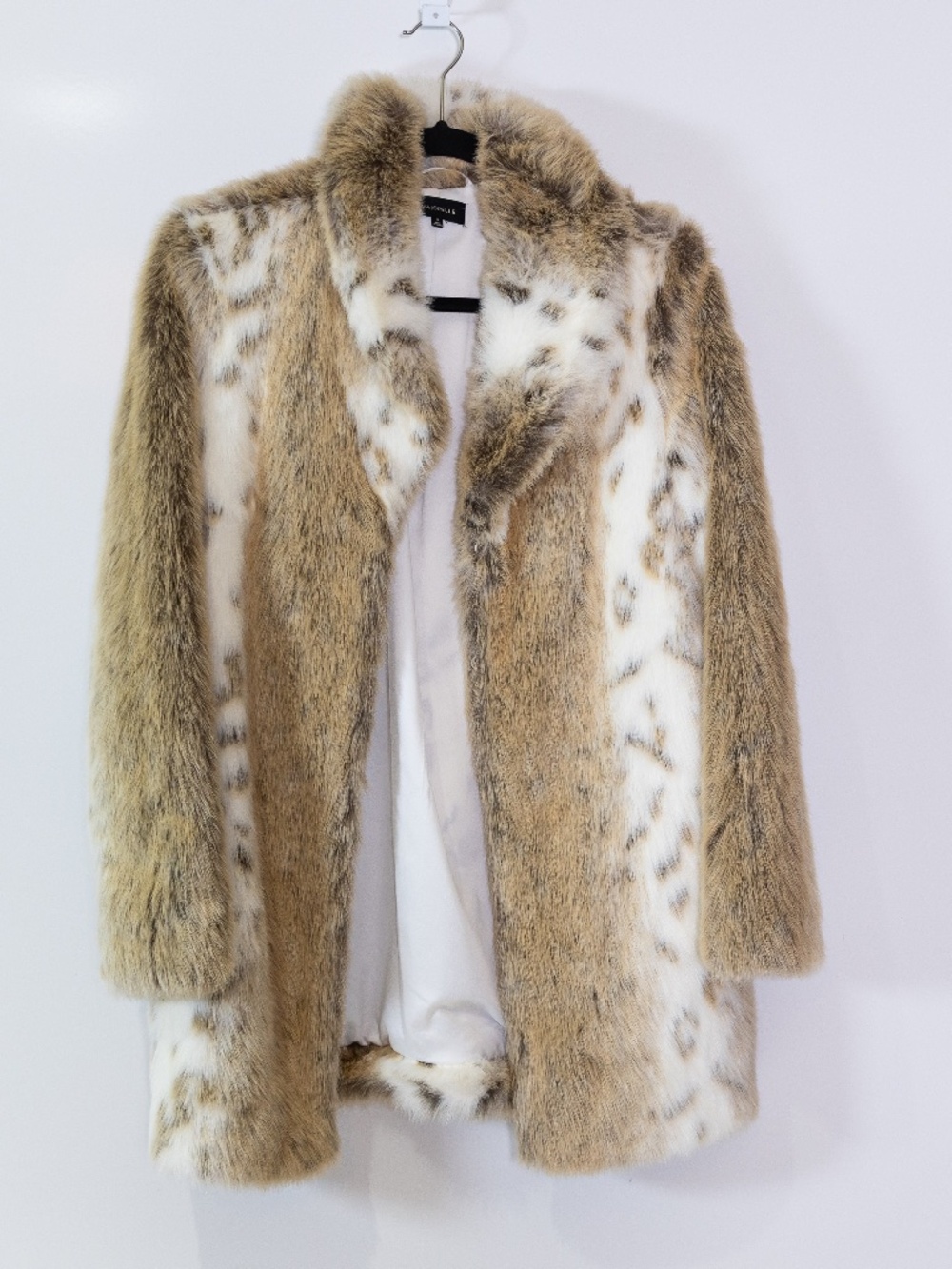 Majorelle Tatiana Faux Vegan Fur Arctic Fox Oversized Coat Jacket XS